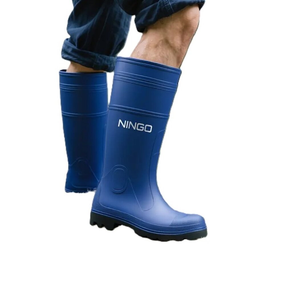Men's Steel Toe Rain Boots, Outdoor Rubber Boots